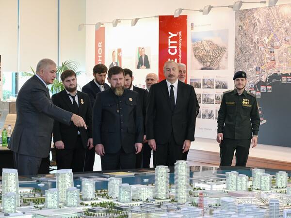 Prezident İlham Əliyev və Rusiyanın Çeçenistan Respublikasının başçısı “Bakı Ağ Şəhər”də olublar - (Foto)