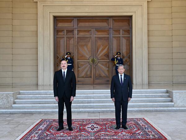 Kamboca Krallığının Baş nazirinin Bakıda rəsmi qarşılanma mərasimi olub - <span class="color_red">(Foto)</span>