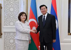 Sahibə Qafarova Laos Prezidenti ilə parlamentlərarası əlaqələri müzakirə edib - <span class="color_red">(Foto)</span>