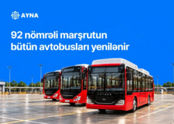 Bu marşrutun bütün avtobusları yenilənir