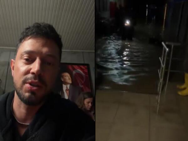 Murat Bozun da olduğu studiya suya qərq oldu - <span class="color_red">(Video)</span>