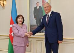 Sahibə Qafarova Belarus parlamentinin palata sədri ilə əməkdaşlığın inkişafını müzakirə edib