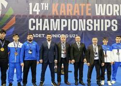 Karateçilərimiz dünya çempionatını 5 medalla başa vurdular