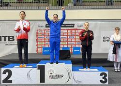Selcan Mahsudova batut gimnastikası üzrə Dünya kubokunun qalibi olub - <span class="color_red">(Foto)</span>