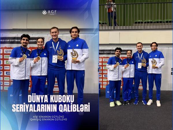 Azərbaycan gimnastları Dünya kuboku seriyalarının qalibi olublar - <span class="color_red">(Foto)</span>