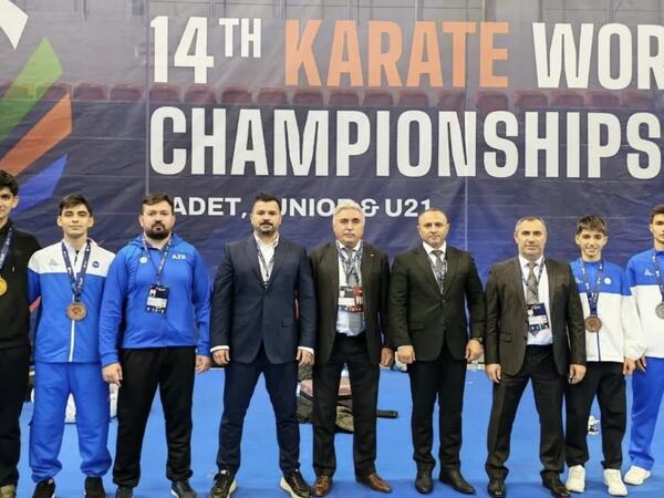 Karateçilərimiz dünya çempionatını 5 medalla başa vurdular