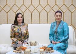 Heydər Əliyev Fondunun vitse-prezidenti Leyla Əliyeva Türkmənistanda səfərdədir - <span class="color_red">(Foto)</span>