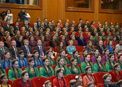 Leyla Əliyeva Aşqabadda Türkmənistan Dövlət Simfonik Orkestrinin konsertini izləyib - <span class="color_red">(Foto)</span>