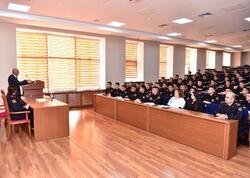 Polis Akademiyasında ixtisaslaşmış mütəxəssislərin iştirakı ilə dərslər keçirilir - <span class="color_red">(Foto)</span>