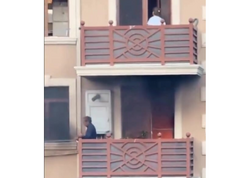 Alt qonşunun evi yanır, qadın da ev işlərinin hayında - <span class="color_red">(Video)</span>