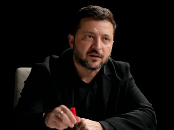 Zelenski müsahibə zamanı ağladı - <span class="color_red">(Video)</span>