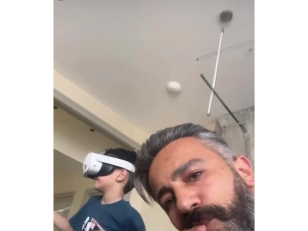Şəhriyar Əbilov oğlu ilə görüntüsünü yaydı <span class="color_red">(Video)</span>