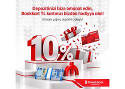 “Yüksək gəlir hələ başlanğıcdır - TL kart hədiyyəsi də Ziraat Bank Azərbaycandan!”