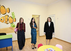 Leyla Əliyeva və Alyona Əliyeva Xınıslı körpələr evi-uşaq bağçasının açılışında iştirak ediblər - <span class="color_red">(Foto)</span>