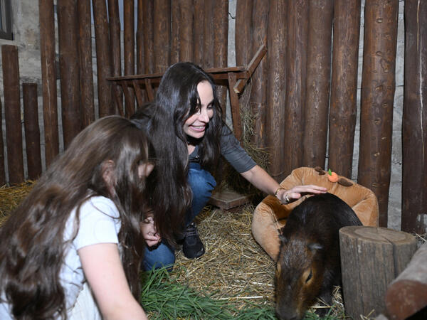 Leyla Əliyeva və Alyona Əliyeva Şamaxıda “Capybara Azerbaijan” fermasında olublar - <span class="color_red">(Foto)</span>