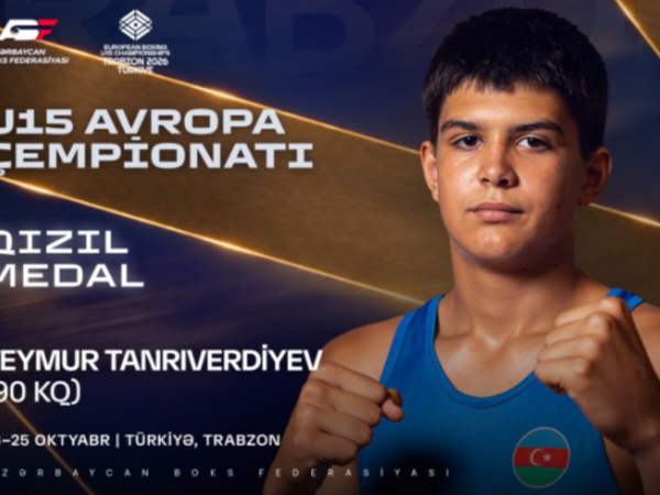 Boksçumuz Avropa çempionu oldu