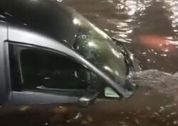 İstanbulda güclü yağış daşqına səbəb oldu - <span class="color_red">(Video)</span>