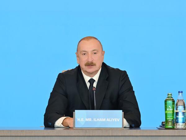 Prezident İlham Əliyev: İkinci Qarabağ müharibəsi zamanı bütün etnik qrupların və dinlərin nümayəndələri bir dəmir yumruq kimi birləşdilər