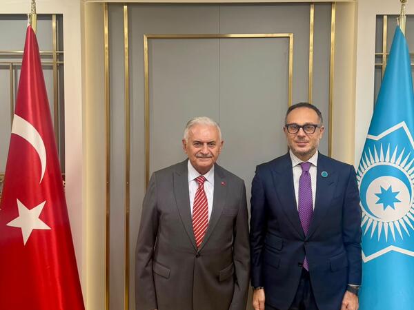 TÜRKPA Baş katibi TDT Ağsaqqallar Şurasının sədri Binali Yıldırım ilə görüşüb