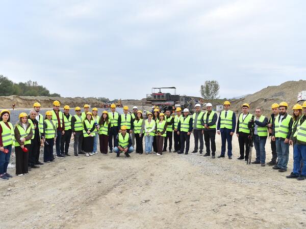 ADSEA Yengicə su anbarı və Şirvan suvarma kanalının tikintisi çərçivəsində mediatur təşkil etdi - <span class="color_red">(Foto)</span>
