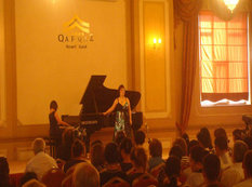 Qəbələ III Beynəlxalq Musiqi Festivalı çərçivəsində kamera musiqisi konserti və orkestrin çıxışları olub - FOTO