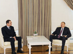Prezident İlham Əliyev bir sıra görüşlər keçirib - YENİLƏNİB - FOTO