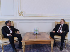 Prezident İlham Əliyev bir sıra görüşlər keçirib - YENİLƏNİB - FOTO