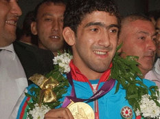 Gəncədə olimpiya çempionu Toğrul Əsgərovla görüş olub