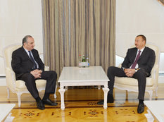 Prezident İlham Əliyev bir sıra görüşlər keçirib - YENİLƏNİB - FOTO