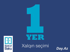 &quot;Bank of Baku&quot; - internet sorğunun qalibidir!