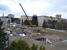 Bakıda yeni tikilən metro stansiyası - FOTOSESSİYA
