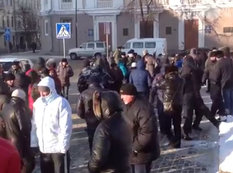 Azərbaycanlılar Rusiyada etiraza qalxdılar - VİDEO