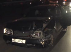 Sabunçuda nasaz maşın qəza törətdi - VİDEO - FOTO