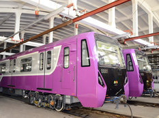 Bakı metrosunun yeni qatarları - FOTOSSESİYA