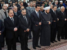 Bəşər Əsəd 3 ay sonra ortaya çıxdı - FOTO