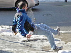 Bakıda qar fəsadları: 17 nəfər xəsarət aldı