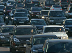 Azərbaycanda 4 km uzunluğunda tıxac yaranıb - FOTO
