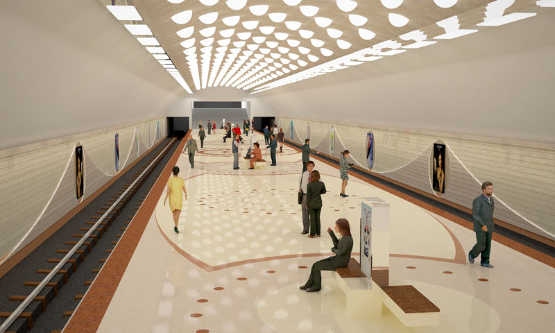 Bakı metrosunun "Avtovağzal" stansiyası necə olacaq? - FOTO