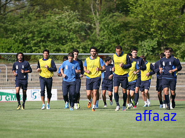 Millimizin Almaniyada açıq məşqi – FOTO
