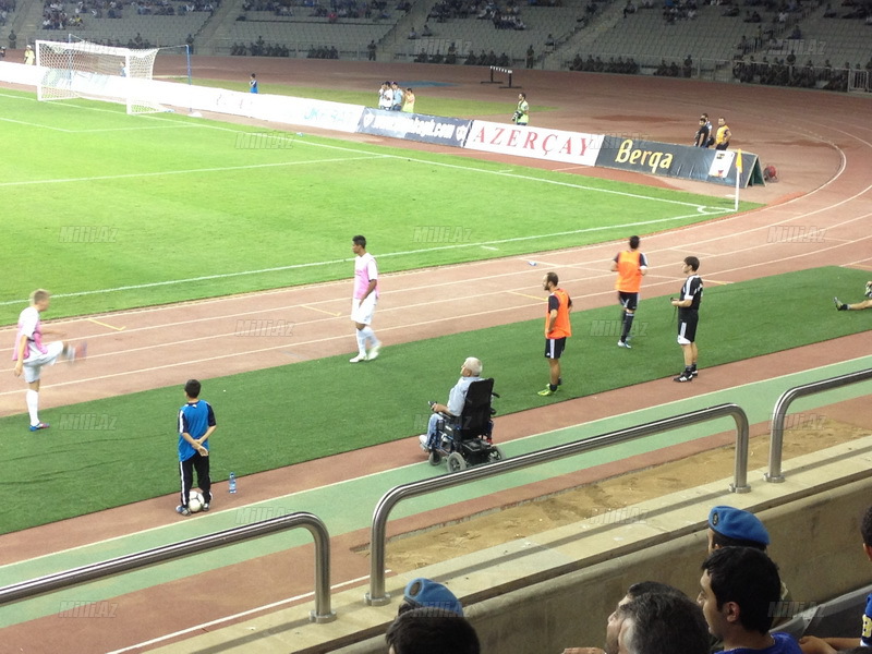 "Qarabağ"ın zəfərinə o da baxdı: ən sadiq azarkeş - FOTO