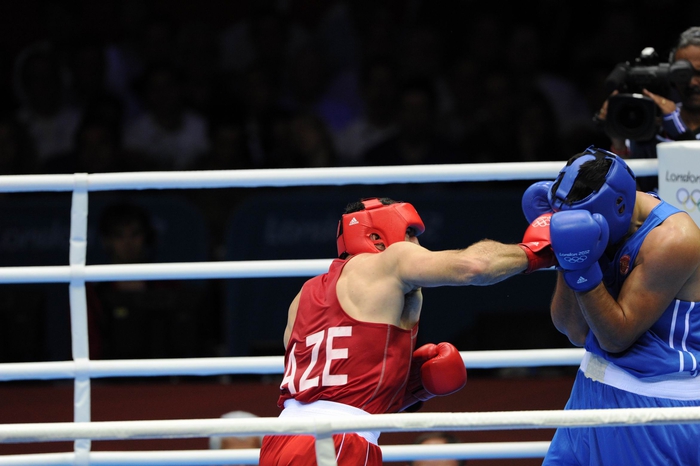 Azərbaycanlı boksçu Olimpiya oyunlarının yarımfinalına vəsiqə qazanıb - YENİLƏNİB - FOTO