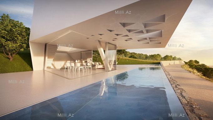 Rodos adasında bəyaz villa - FOTO