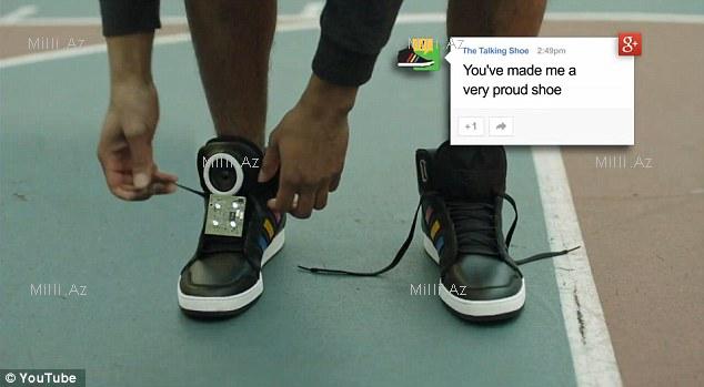 Google danışan krossovkalar hazırladı - VİDEO - FOTO