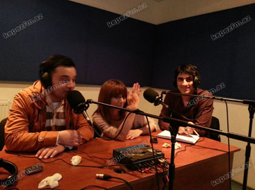 Müğənni Ayaz Qasımov Kəpəz FM-in qonağı olub - FOTO