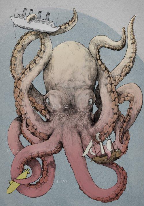 Göz vuran ayı və saqqallı meymun - FOTO