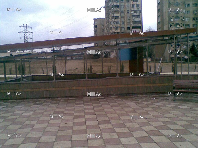 "Azadlıq prospekti" metrosunun çıxışı niyə "soyunduruldu"? - FOTO - YENİLƏNİB
