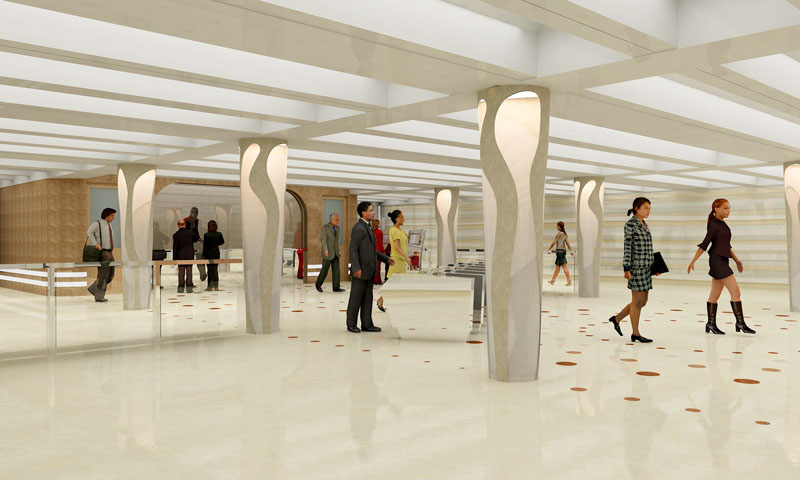 Bakı metrosunun "Avtovağzal" stansiyası necə olacaq? - FOTO
