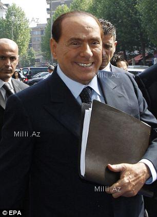 Silvio Berluskoniyə 4 il həbs! - YENİLƏNİB - FOTO