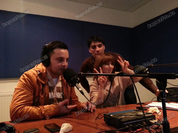 Müğənni Ayaz Qasımov Kəpəz FM-in qonağı olub - FOTO
