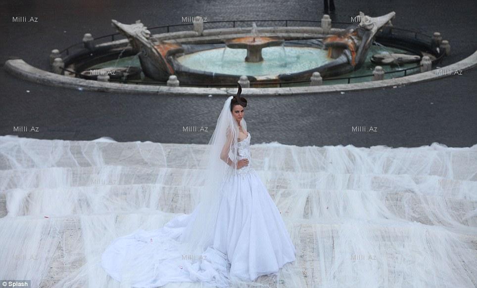 Dünyanın ən uzun duvağı - FOTO